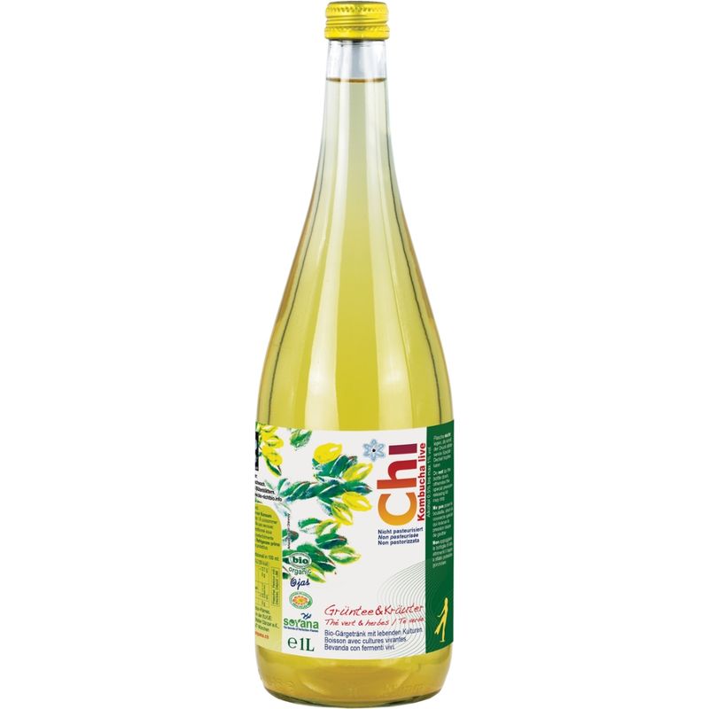 Soyana Grüntee/Kräuter-Chi Enzymgetränk - nicht pasteurisiert - Produktbild