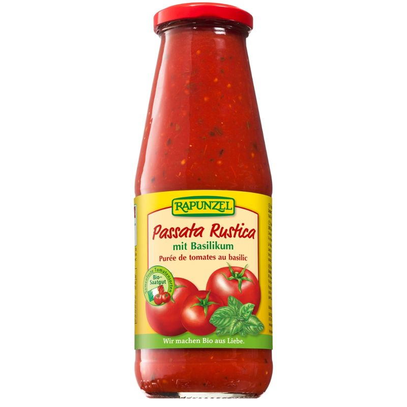 Rapunzel Passata Rustica mit Basilikum - Produktbild