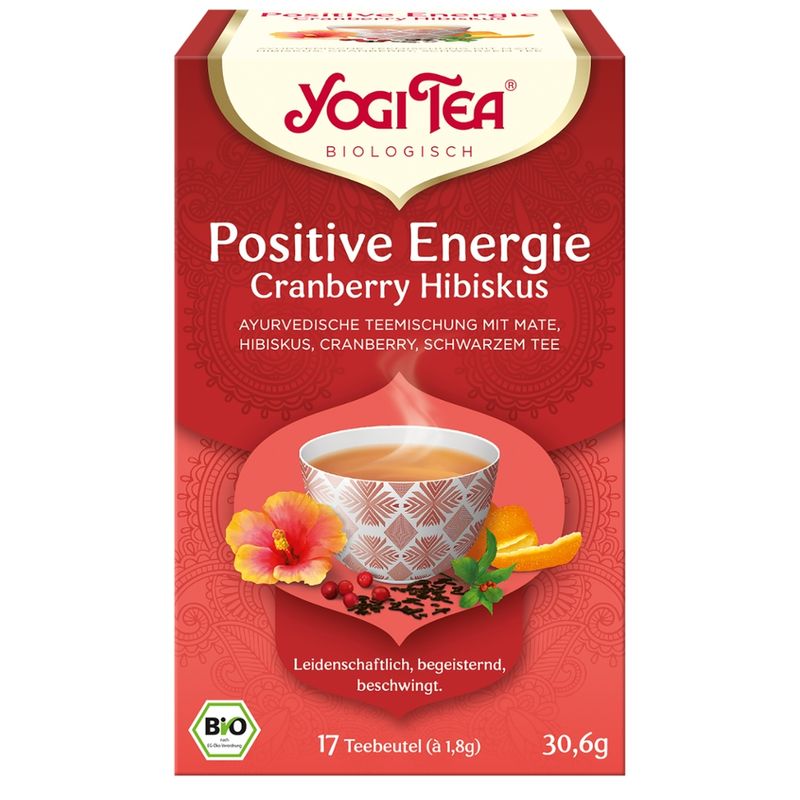 YOGI TEA Yogi Tea® Positive Energie Cranberry Hibiskus Bio - Produktbild