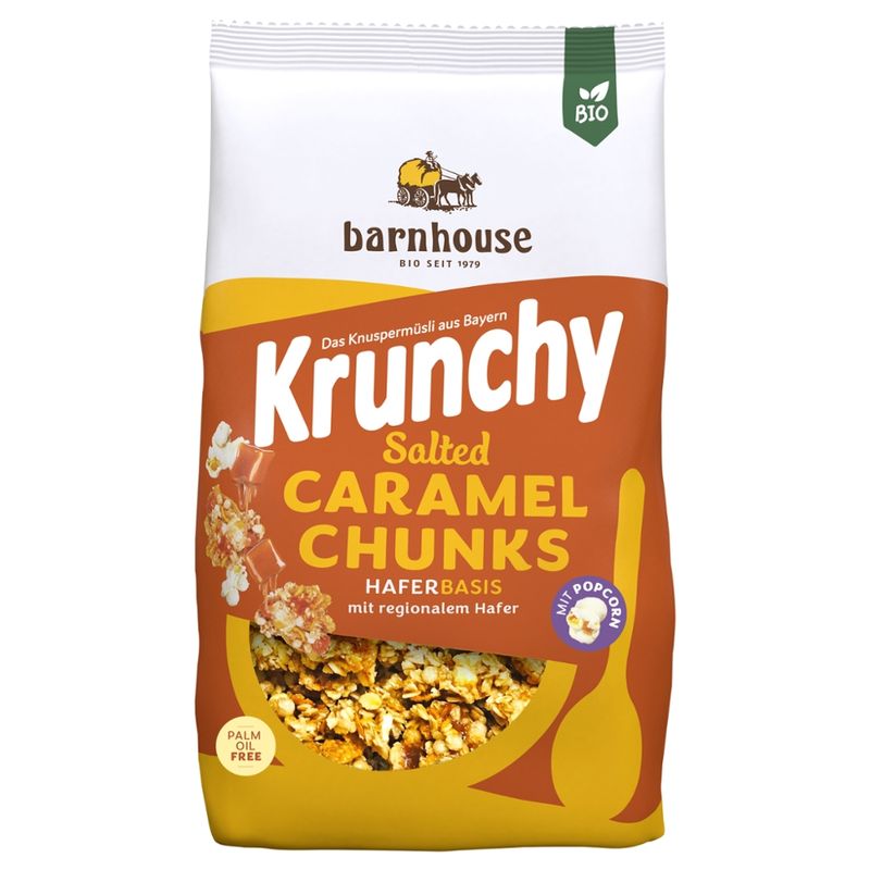 Barnhouse  Krunchy Salted Caramel Chunks, 500g - Produktbild