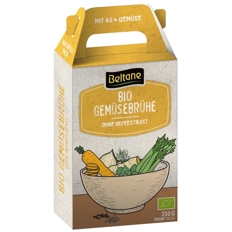 Beltane Beltane Gemüsebrühe Nachfüllpackung, vegan, glutenfrei, lactosefrei - Produktbild