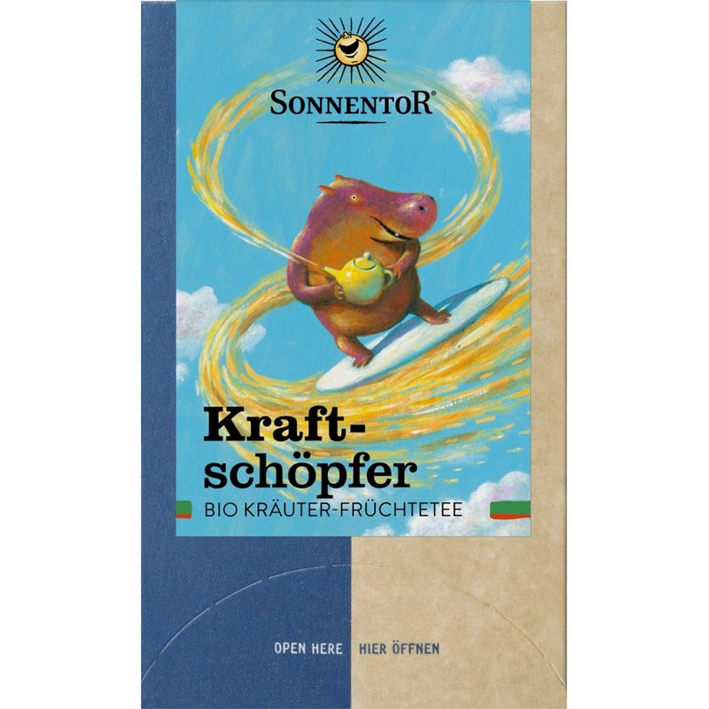 Sonnentor Kraftschöpfer Tee, Doppelkammerbeutel - Produktbild