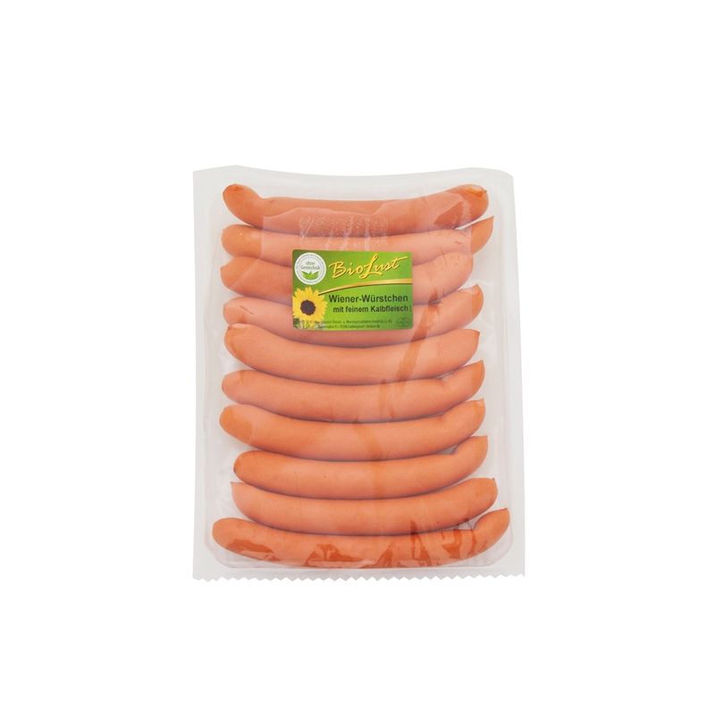 Biolust Bio Wiener Würstchen 10x65g - Produktbild