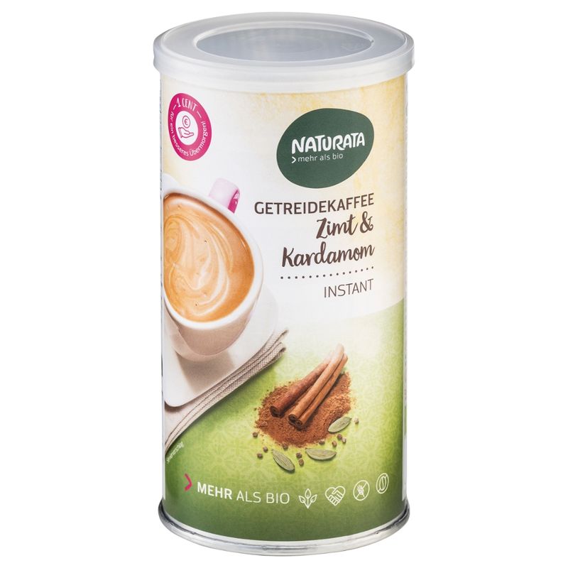 NATURATA Getreidekaffee Zimt & Kardamom, instant, Dose - Produktbild
