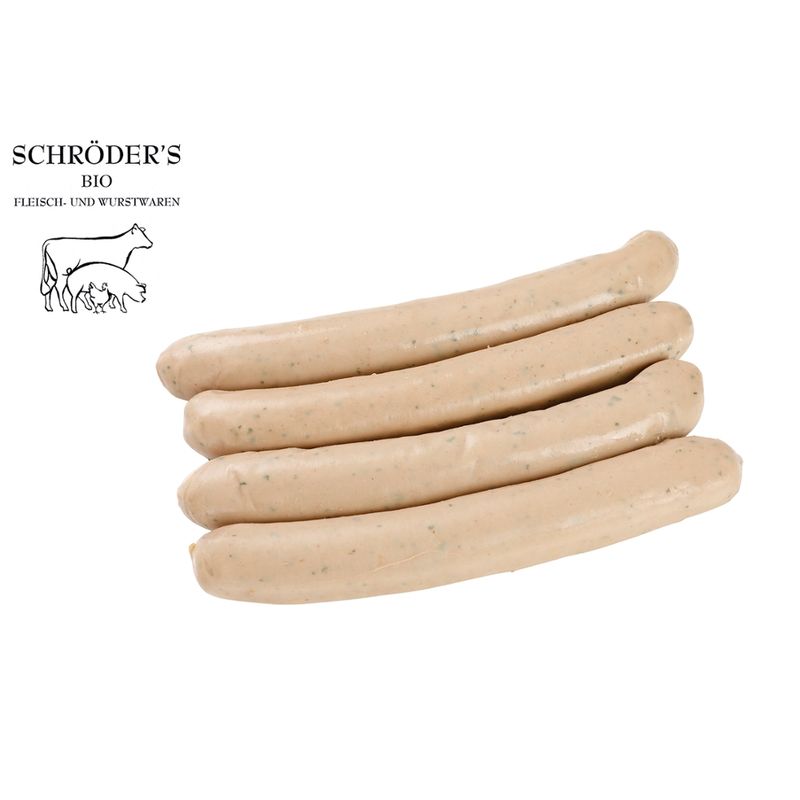 Schröder's Bio Fleisch- und Wurstwaren Rinderbratwurst 4/50 g - Produktbild