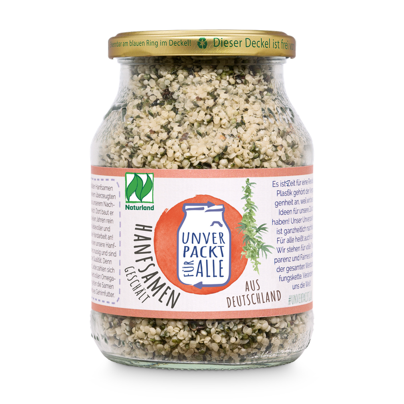 Unverpackt für alle Hanfsaat, geschält, Naturland, MMP-gr, 280g - Produktbild