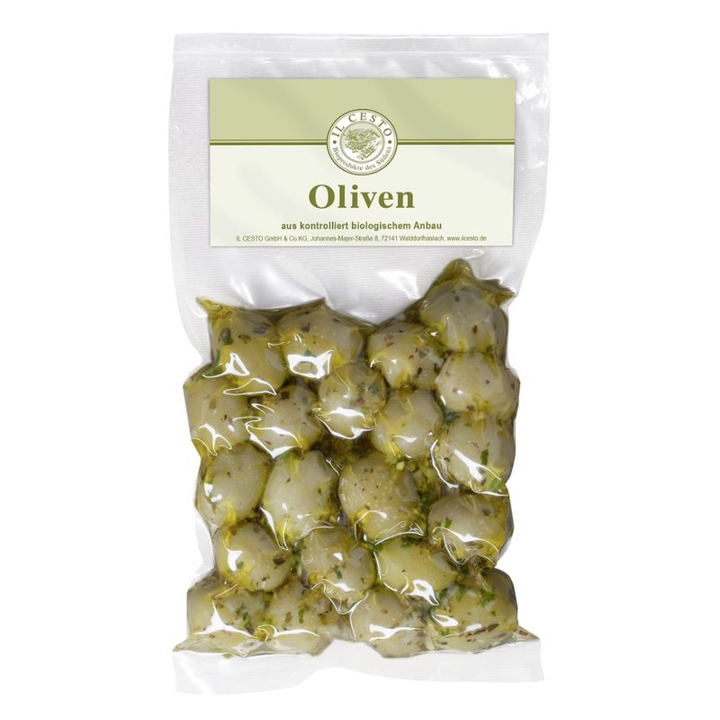 Il Cesto Griechische Oliven grün mariniert - Produktbild