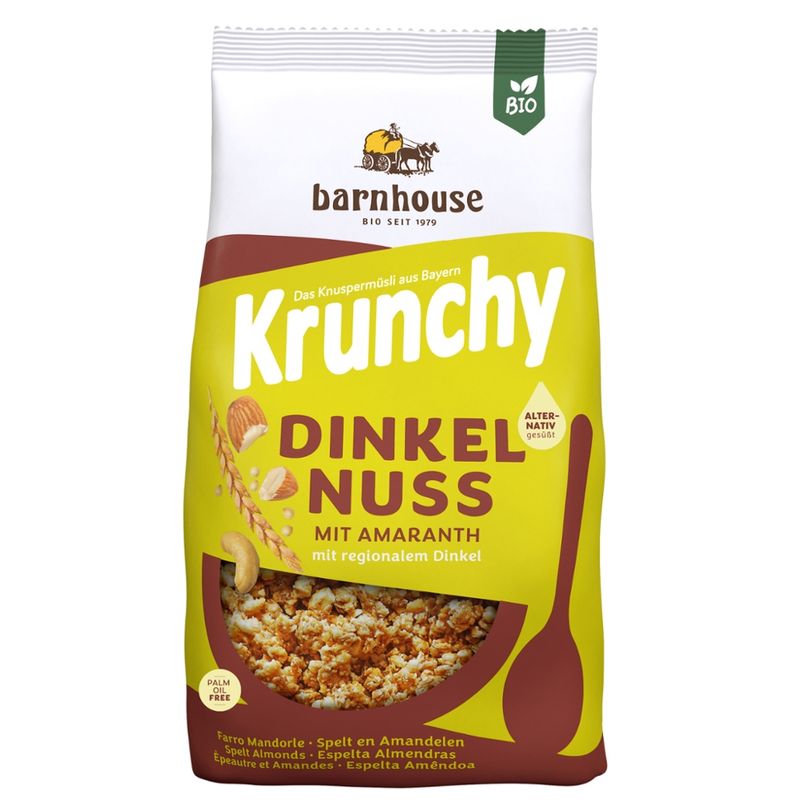 Barnhouse  Krunchy Dinkel-Nuss mit Amaranth, 375g - Produktbild
