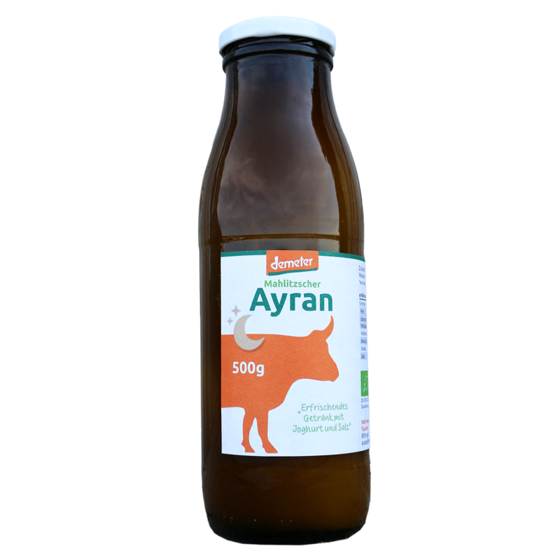 Hof Mahlitzsch Demeter Ayran 500 g (Glasflasche) - Produktbild