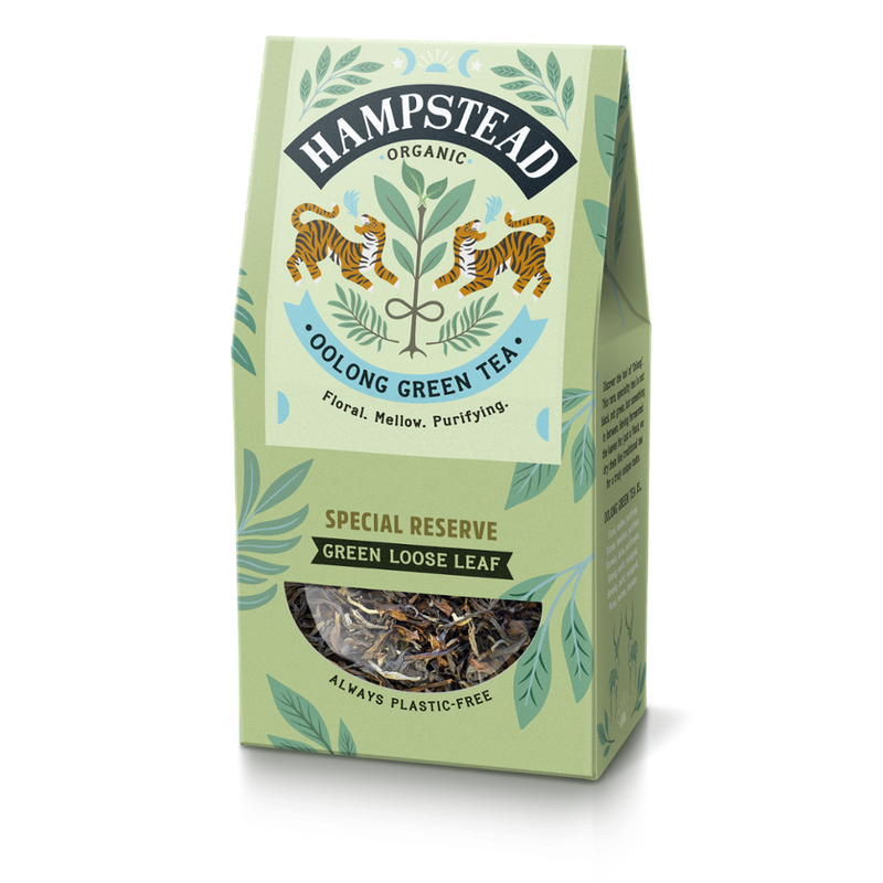 Hampstead Organic  Organic Oolong  Darjeeling Single estate Leaf tea - Produktbild