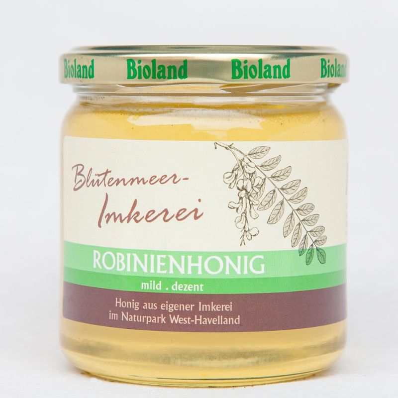 Blütenmeer Imkerei Bioland Robinienblütenhonig (Akazienhonig) aus der Blütenmeer Imkerei - Produktbild