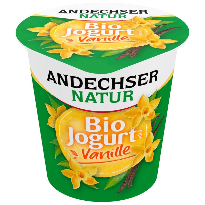 Andechser Natur Bio Fruchtjogurt Vanille 3,8% - Produktbild