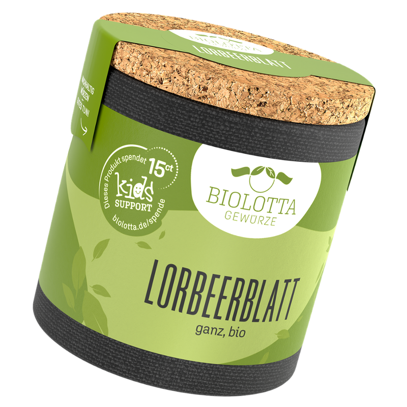 Biolotta Biolotta Korkdose Lorbeerblatt ganz, bio - Produktbild