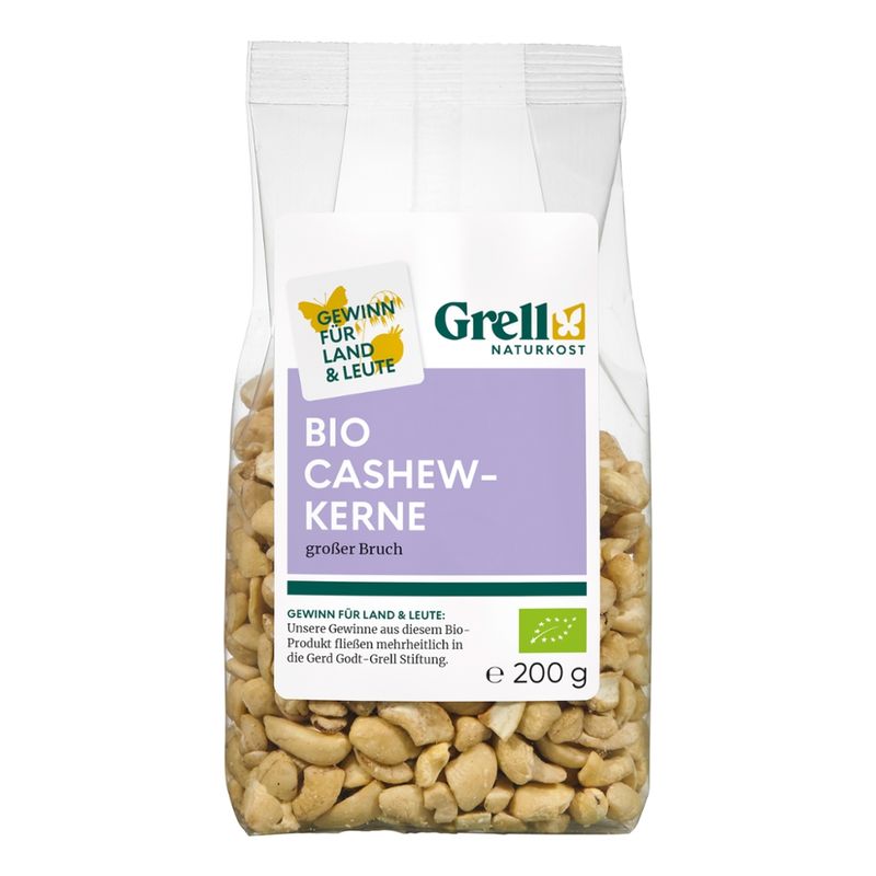 Grell Naturkost Cashewkerne großer Bruch - Produktbild