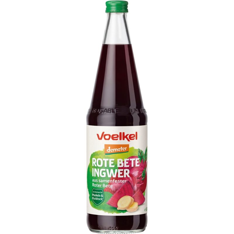 Voelkel Rote Bete Ingwer aus samenfester Rote Bete - Produktbild