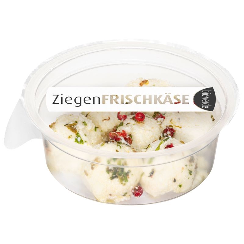 bio-verde Prepack Ziegenfrischkäse mit Kräuter 70 g - Produktbild