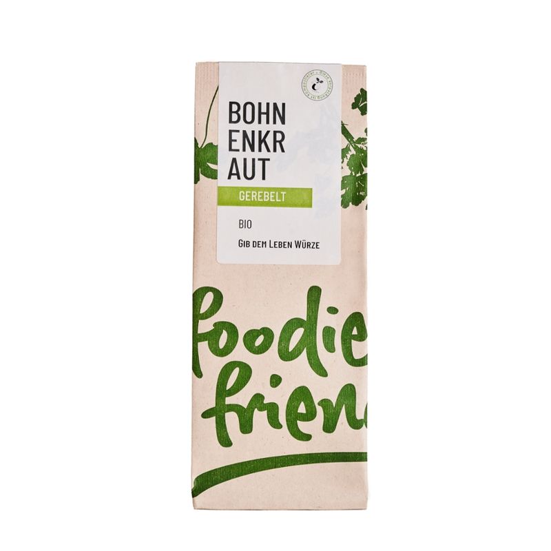foodie & friends BIO Bohnenkraut gerebelt in einer kompostierbaren Tüte - Produktbild