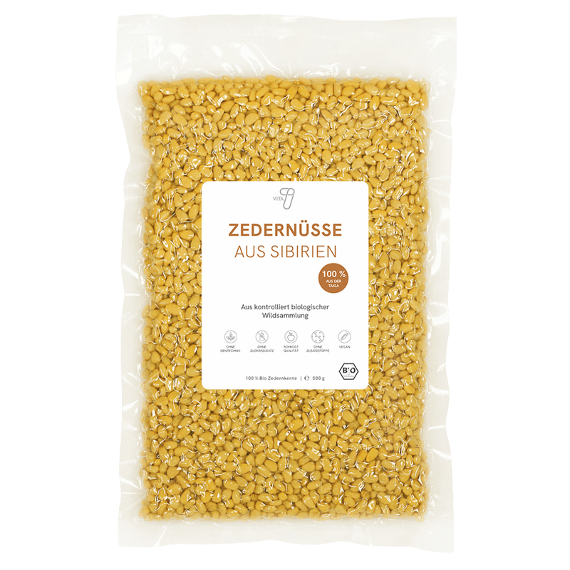 vita7 Bio-Zedernüsse aus Sibirien, Wildsammlung - Produktbild
