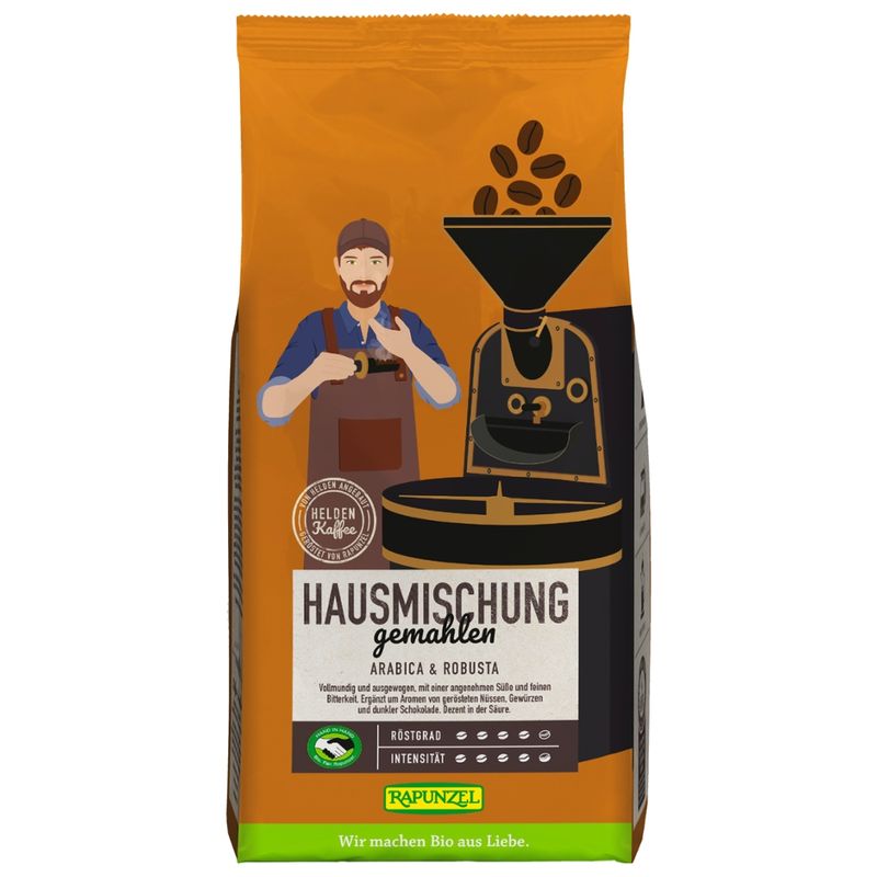 Rapunzel Heldenkaffee Hausmischung, gemahlen HIH - Produktbild