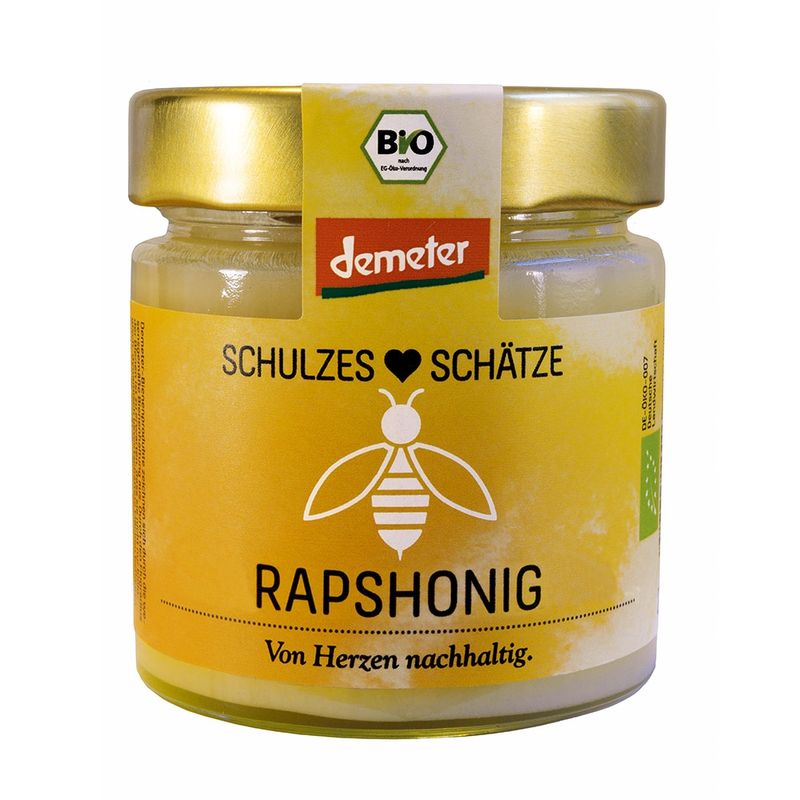 Schulzes Schätze Demeter-Rapshonig 250g - Produktbild