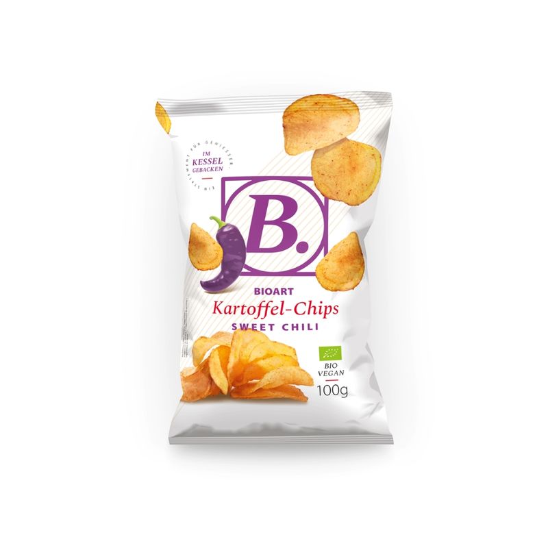 BioArt AG B. Kartoffel-Chips Sweet Chili 100g bio - Produktbild