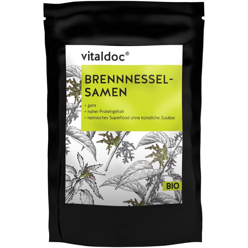 GESUND & Leben Reformqualität seit 1995 vitaldoc® BRENNNESSEL-SAMEN, Bio - Produktbild