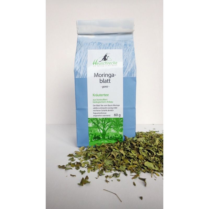 Heuschrecke Moringa- Blatt Tee, kbA - Produktbild