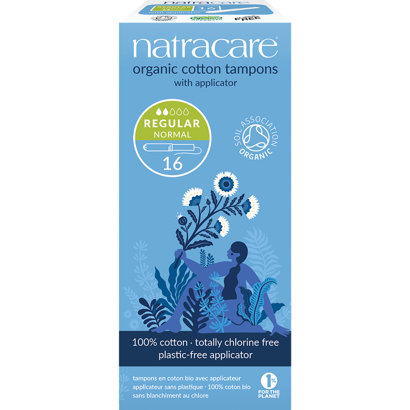 Natracare Tampons mit Applikator Regular 16 St - Produktbild