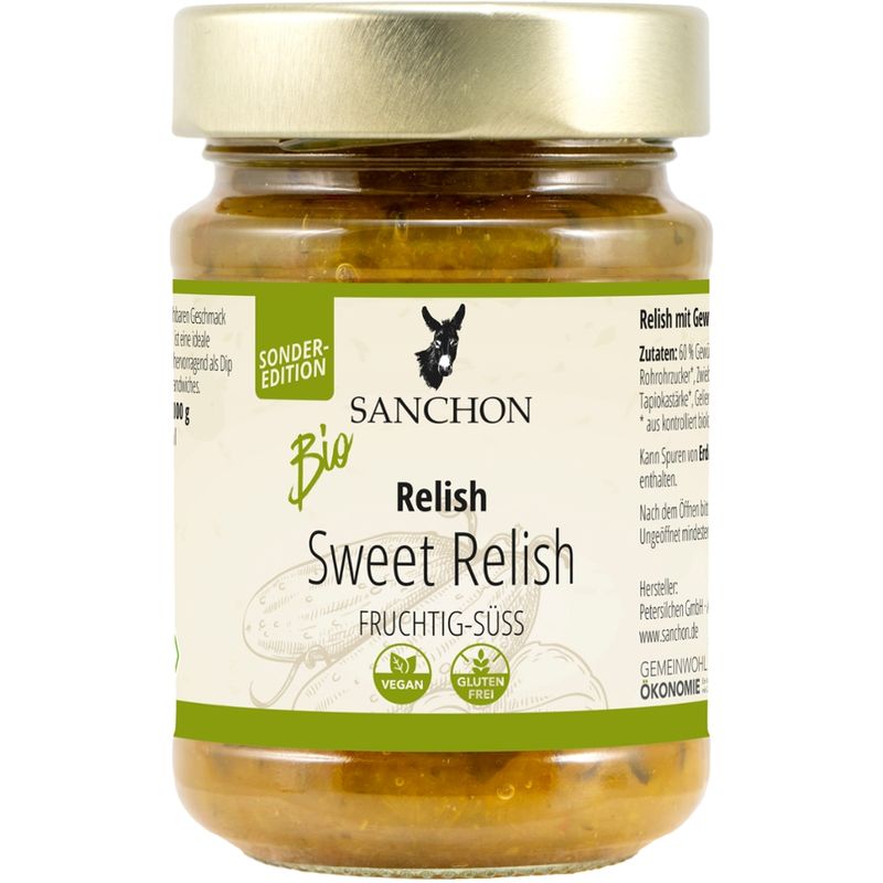 Sanchon CH Sweet Relish, 200 g, SANCHON, bio - Produktbild