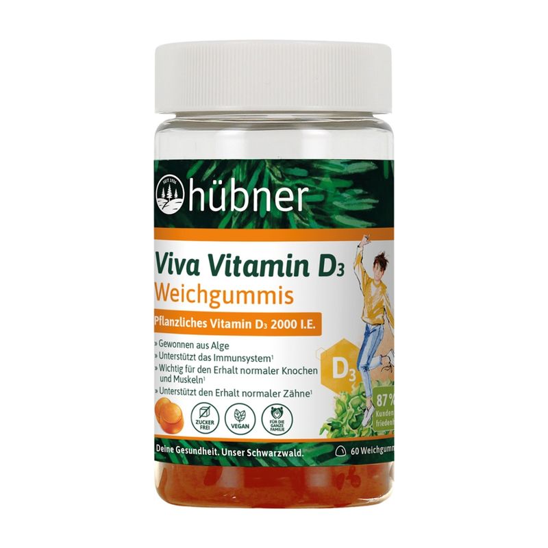 Hübner hübner® Viva Vitamin D3 Weichgummis - Produktbild