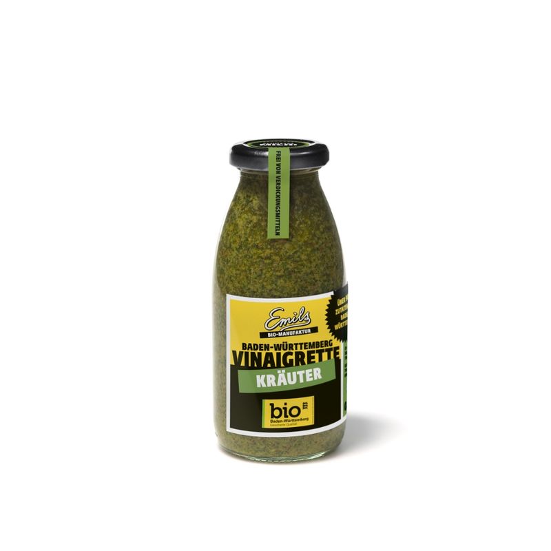 Emils Biomanufaktur Baden-Württemberg Vinaigrette Kräuter 250 ml - Produktbild