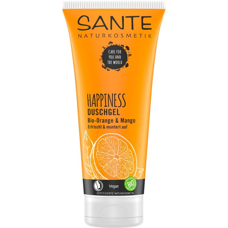 Sante HAPPINESS Duschgel Bio-Orange & Mango - Produktbild