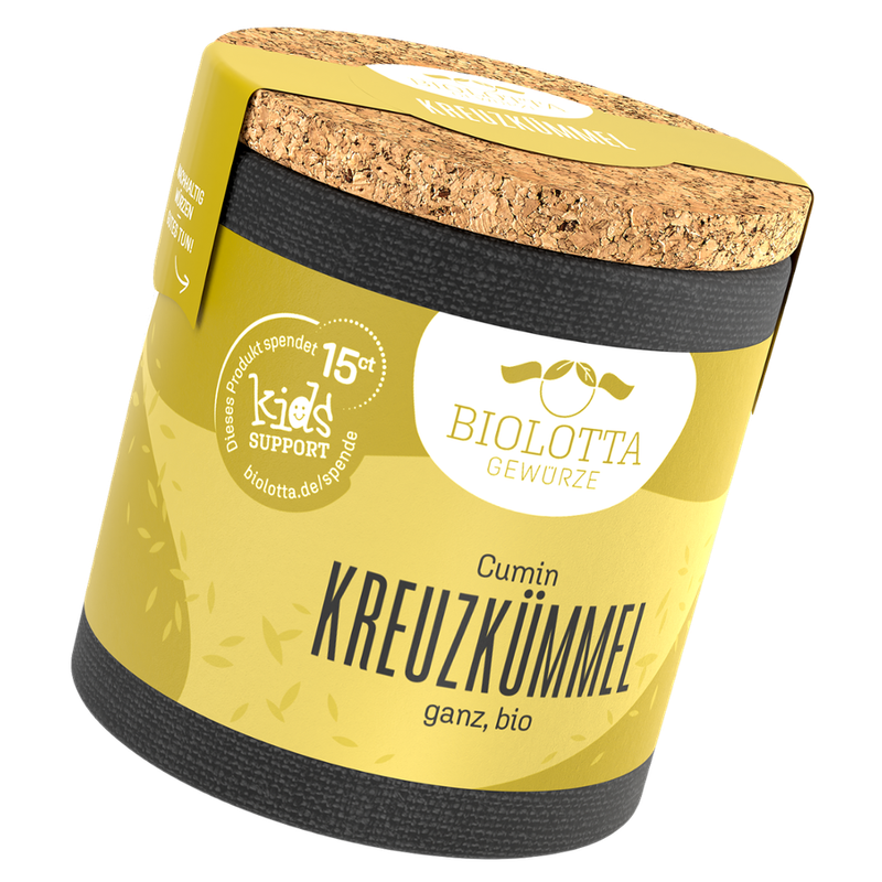 Biolotta Biolotta Korkdose Kreuzkümmel "Cumin", ganz, bio - Produktbild