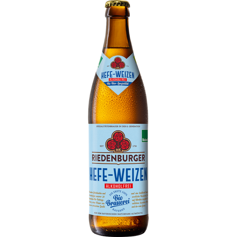 Riedenburger Brauhaus Riedenburger Hefe-Weizen Alkoholfrei - Produktbild