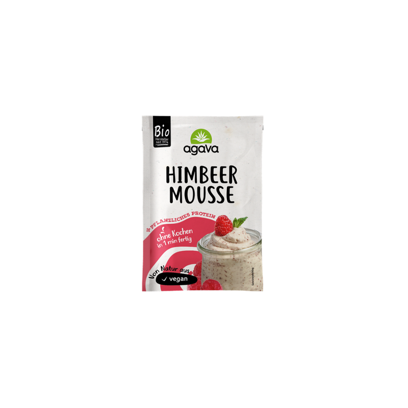 Agava agava Himbeer Mousse, BIO, 50g - Produktbild