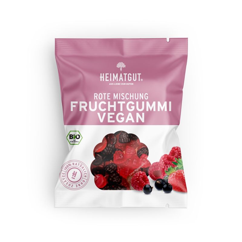 Heimatgut Bio Fruchtgummi Rote Mischung - Produktbild