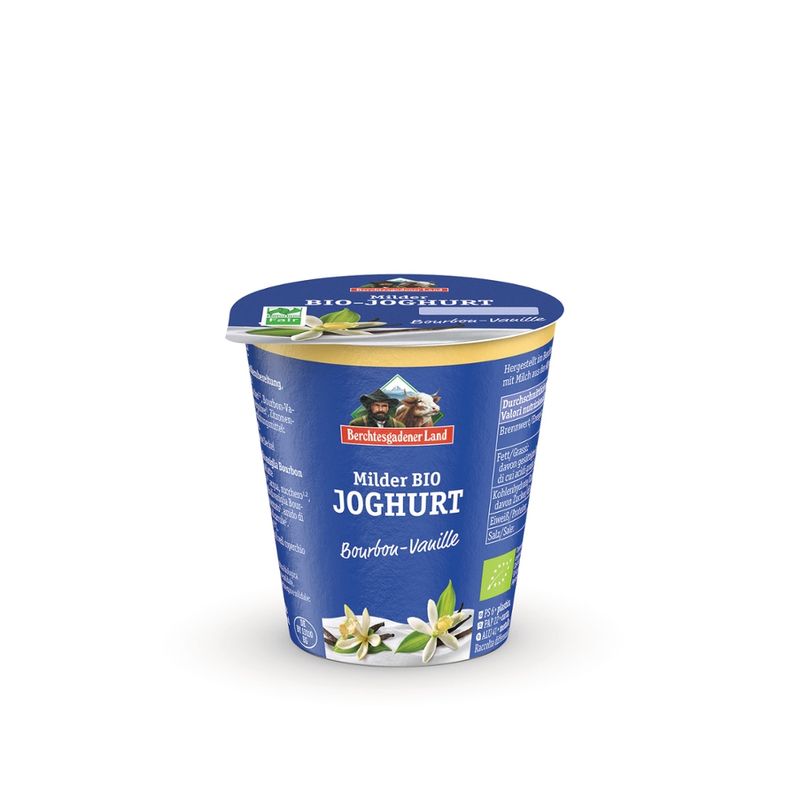 Berchtesgadener Land Bio Bio-Fruchtjoghurt Vanille 3,9% Fett NL-Fair - Produktbild