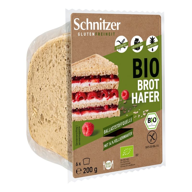 Schnitzer GLUTENFREIHEIT Bio Brot Hafer - Produktbild