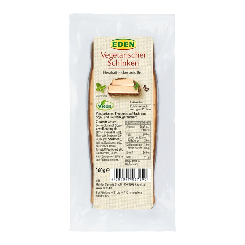 EDEN Vegetarischer Schinken - Produktbild