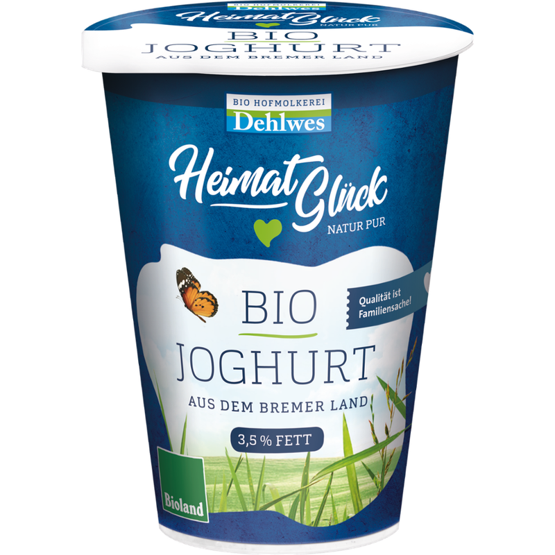 HeimatGlück BIO-Naturjoghurt 3,5% Fett 200g - Produktbild