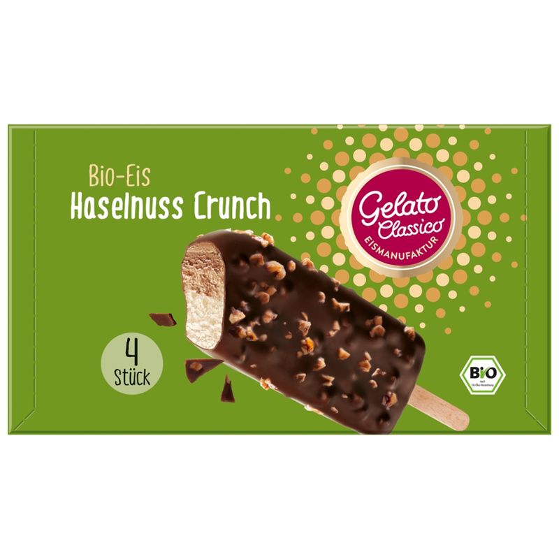 Gelato Classico Eismanufaktur Gelato Classico Bio-Eiscreme Haselnuss Crunch - Produktbild