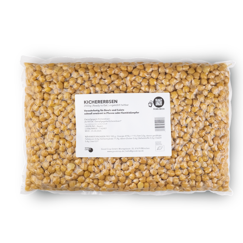 GOOD CROP Ready-To-Eat Kichererbsen (ungekühlt haltbar) - Produktbild