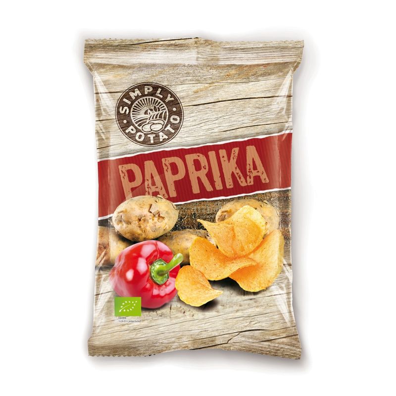 Simply Potato Simply Potato Bio Chips Paprika 100g - Produktbild