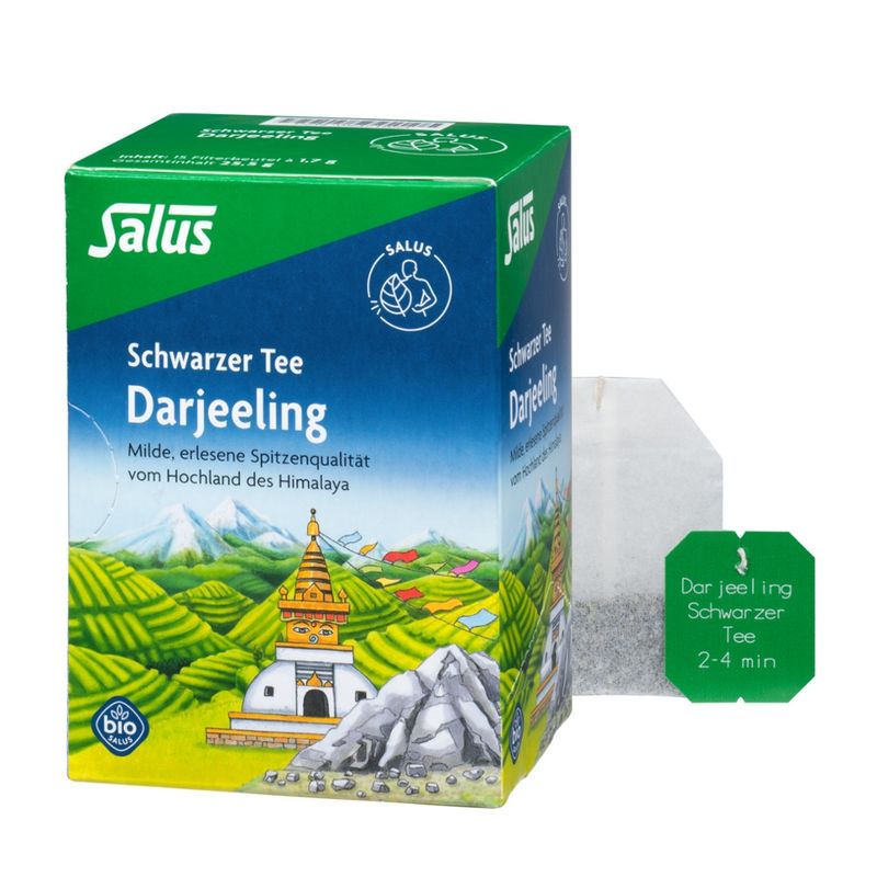 Salus® Salus® Darjeeling Schwarzer Tee bio 15 FB - Produktbild