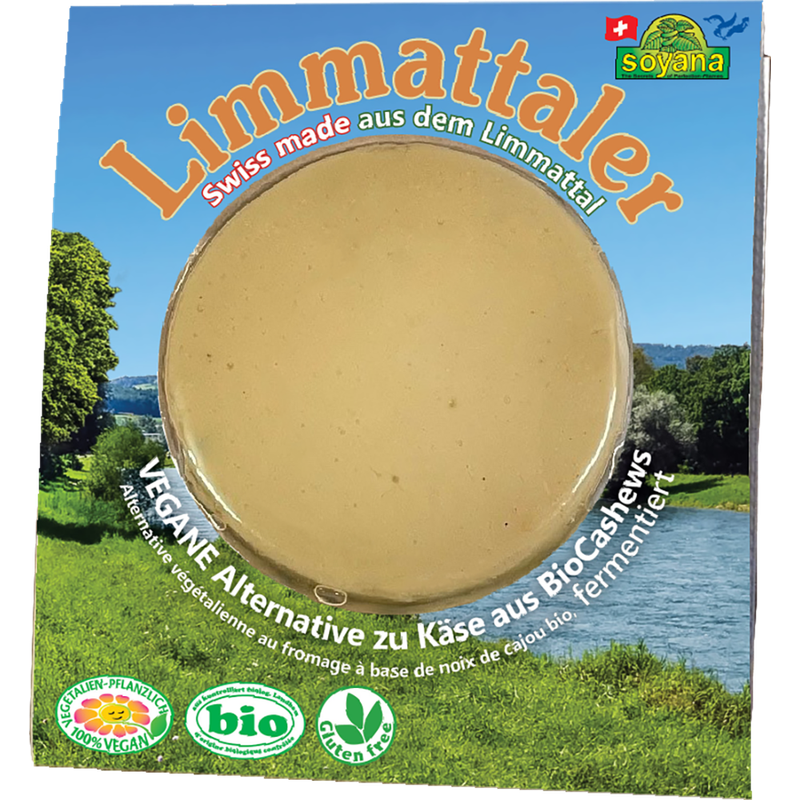 Soyana Limmattaler - vegane BioAlternative zu Käse aus fermentierten BioCashews - Produktbild