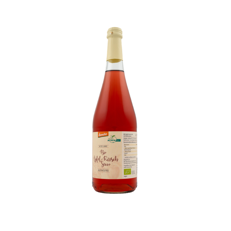 Bio Obst Münch Bio Apfel-Kirsch Secco alkoholfrei "Demeter" aus biologisch-dynamischen Anbau - Produktbild