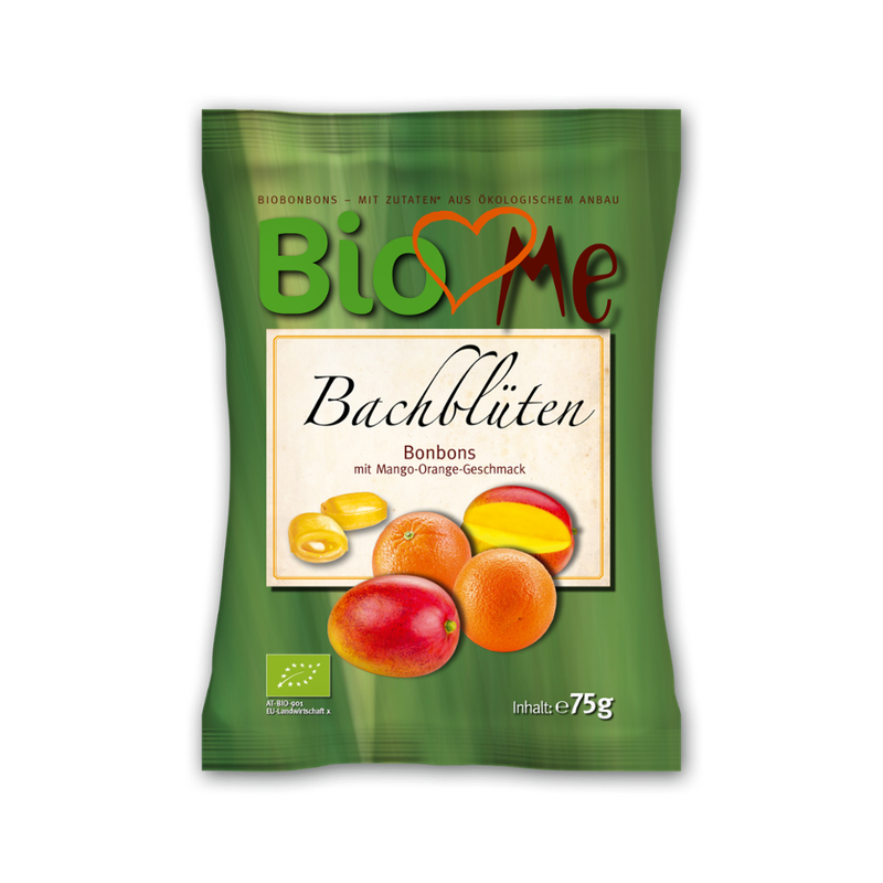 BIO loves Me Bio Loves Me Bachblüten Bonbons Mango-Orange - Produktbild