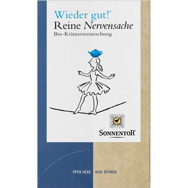 Sonnentor Reine Nervensache® Tee Wieder gut!®, Doppelkammerbeutel - Produktbild