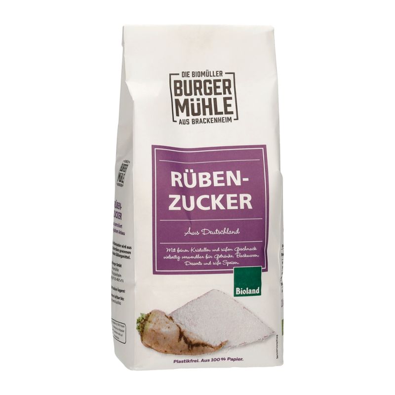 Burgermühle Rübenzucker, bioland - Produktbild
