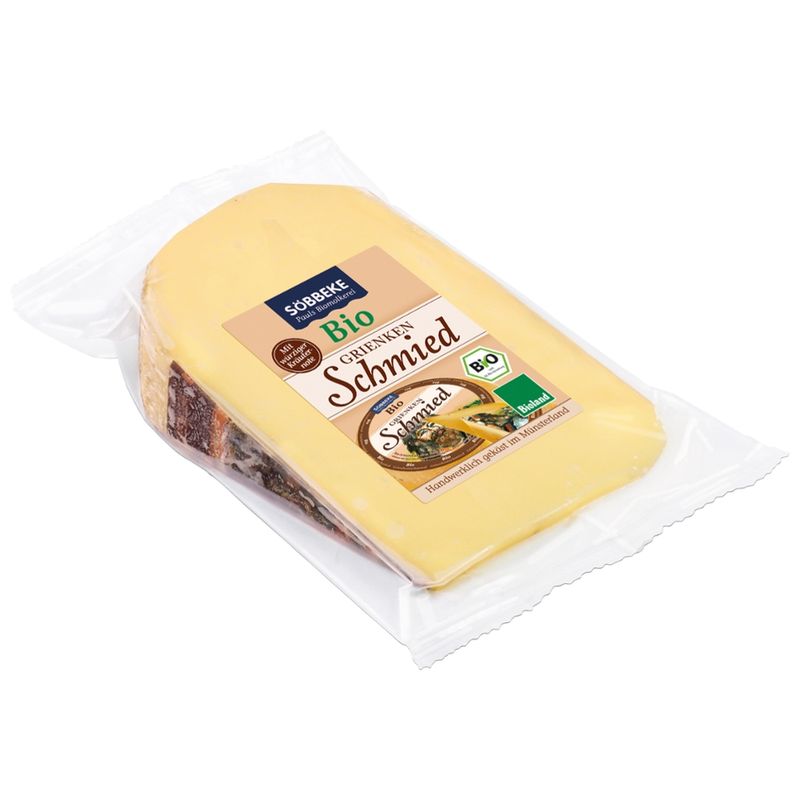 Söbbeke Bio Schnittkäse Grienkenschmied SB-Stück - Produktbild